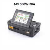 ToolkitRC M9 600W 20A USB Fast Charing DC Smart Charger Adjustable Screen Angle with Audio Function For 1-8S Lipo LiFe Battery