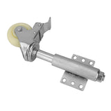 2"/3"/4" Nylon Gate Wheel Spring Loaded Swivel Caster with Brake 220lbs Load Capacity