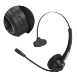 Bluetooth Headset with Microphone On Ear Wireless Noise Canceling Headphone for PC Laptop Skype Wireless Headset