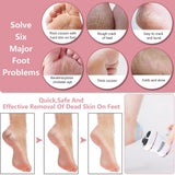 Electric Feet Callus Remover Rechargeable Portable Electronic Foot File Pedicure Tools Feet Care Dry Skin Waterproof Design Gift