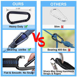 Oversized 118in*79in Camping Hammock for Outdoors Travel Backpacking,Double Hammock with Tree Straps, Nylon Portable Hammock
