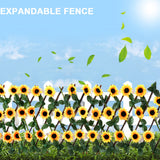 Greenhouse Garden Screening Artificial Flower Leaves Fence Backyard Balconies Trellis Privacy Screen Home Easy Install Indoor