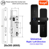 RAYKUBE X5 Biometric Fingerprint Security Intelligent Tuya Smart WiFi Password Electronic Door Lock To Open The Door Remotely