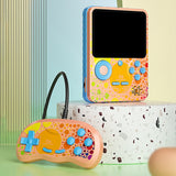 Games Console for Kids Adults - Retro Games Consoles 3.5 Inch Screen 666 Classic Games with AV Cable Can Play on TV