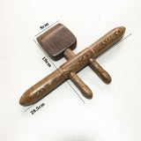 Natural Wood Scraping Shovel Acupressure for Back Shoulder Neck Leg Body Cellulite Massage Deep Tissue Muscle Fascia Relaxation