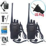 2pcs/lot baofeng BF-888S Walkie talkie Two-way radio set BF 888s UHF 400-470MHz 16CH walkie-talkie Radio Transceiver