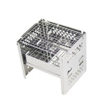 Outdoor Camping Wood Stove Portable Folding Stainless Steel Firewood Stove Burning Picnic Wood Stove Accessories Hot Sell