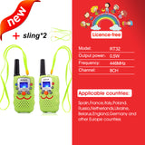 RETEVIS RT388 Walkie Talkie Children 2 Pcs Children's Radio Receiver Walkie-Talkie Kids Birthday Gift Child Toys for Boys Girls