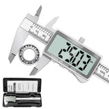 Electronic Caliper Large Screen HD Digital 0-150mm Precise Measurement Carbon Fiber Waterproof Micrometer Measuring Tools