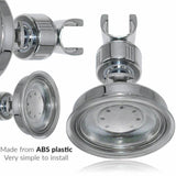 Adjustable Shower Head Handset Holder Rack Bracket Cup Mounted Shower Holder Accessory Shower Wall Suction Holder For Bathr S4R0