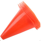 7-Inch Plastic Traffic Cones (18-Pack) Multi-Purpose Cone Physical Education Sports Training Gear Soccer Traffic Cones