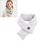 Heated Scarf Neck Heating Pad Rechargeable Electric Heated Neck Wrap Heat Therapy Grey for Soreness Stiffness Relief