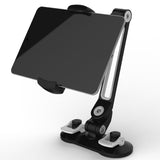 Universal Tablet Car Holder Aluminum Alloy Arm Ergonomic 360 Degree Rotatable Double Sucker Lazy People Stand for iPad iPhone