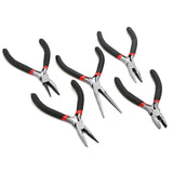 Mini Round Nose Jewelry Pliers Tools Equipment Metal 13cm Long Needle Pliers For Diy Jewelry Making Handmade Craft Accessories