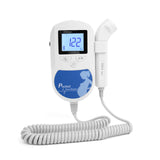 Doppler Baby Heart Rate Monitor Pocket Doppler 3.0MHz Fetal Doppler Ultrasound Baby Heartbeat Detector Home Pregnant