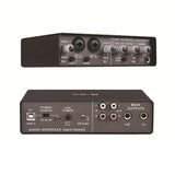 Professional Audio Interface Sound Card With Monitor Electric Guitar Live Recording Audio Extractor For Studio Singing Q24