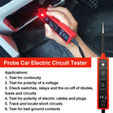 6-24V DC Automotive Electric Circuit Tester Car Electrical System Tester Multifunctional Electrical System Diagnosis Tool EM285