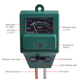 Soil Moisture Meter 3 in 1 Soil PH Tester Moisture Measuring humidity Meter Hydroponics Analyzer Gardening Detector Hygrometer