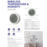 1PC Wireless Smart Digital Thermometer Hygrometer Fashion LCD Temperature and Humidity Sensor Controller Meter For Home Office