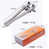 V-Shape Stainless Steel Repair Tool Forceps Watch Back Case Opener Remover Pliers Watchmaker Repair Tool Screw