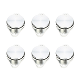 6 PCS 33mm Durable Engine Diesel Modified Inlet Swirl Flaps Bungs with Gaskets for
