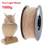 1.75mm 3D Printer Filament PLA Series Special Effect 1Kg 500g 250g with Spool Plastic Filaments Wood / Shinning / Rainbow PLA