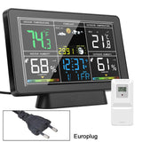 Weather Station Clocks Wireless Indoor Outdoor Thermometer Table Clock With Temperature And Humidity Snooze Alarm Clock