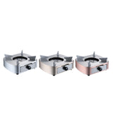 Portable Cooking Alcohol Grills Aluminum Alloy Square Commercial Solid Alcohol Stove Household