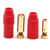 100 Pair/lot Amass AS150 Connector plugs Anti-Spark Gold Bullet 7mm Connector Male Female Bullet Connectors Plugs for RC battery