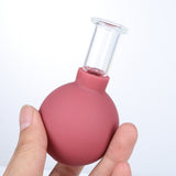 1 Set of 4pcs Vacuum Cupping Cups Back Body Massager Household Suction Vacuum Can (Brown)