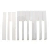 52pcs Piano Accessories Piano Keytop Repair Parts with White Color for Piano