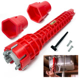 8 In 1 Flume Magic Wrench Sink Faucet Plumbing Tools Magic Wrench 8 in 1 Anti-slip Multi Key Kitchen Repair Plumbing Wrench Tool