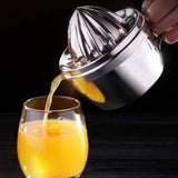 Manual Lemon Orange Manual Fruit Juicer Stainless Steel Kitchen Accessories Tools Citrus Raw Hand Pressed Juice Maker