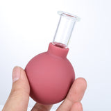 1 Set of 4pcs Vacuum Cupping Cups Back Body Massager Household Suction Vacuum Can (Brown)