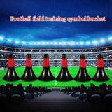 10 Pack Agility Cones For Training Basketball - Non-Slip Cone Themed Party Decoration - For Soccer Skating Drills