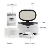 GTSONIC 800ml Ultrasonic Cleaner Bath Timer Jewelry Brush Glasses Manicure Stones Cutters Dental Razor Parts Ultrasound Sonic