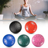 tongue Drum 12 Inch Steel Tongue Drum Set 13 Tune Hand Pan Drum Pad Tank Sticks Carrying Bag Percussion Instruments Accessories