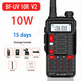 2022 BAOFENG 10W Professional Portable Walkie Talkie UV-10R 50km 128 Channels VHF UHF Dual Band Two Way CB Ham Radio Transceiver