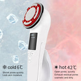 EMS Face Lifting Massager LED light therapy Wrinkle Removal Skin Tightening Hot Cool Pulse Treatment Skin Care Beauty Device
