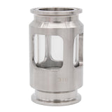 1.5"TC Compact Sight Glass 50.5mm 1.35"ID 3.5"OAL Stainless Steel 316 Sanitary Sight Glass Tri Clover Type Homebrew Hardware