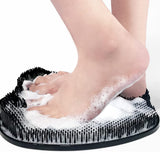 Clean Massaged Feet Shower &amp; Bath Foot Scrubber Mat Softens Hard Skin On Heels Exfoliating Foot Brush Non-bending Foot Wash Pad
