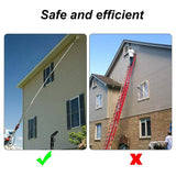 Gutter Cleaning Tool Pressure Washer - Extension Wands, Roof Cleaner Lance Nozzle - 4000 Psi 5 Tips, Window Washing Accessories,