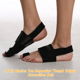 1 Pair Bunion Comfortable Pain Relief Straightener Adjustable Hallux Correction Belt Soft Breathable Feet Care Toe Separator