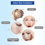 Electronic Facial Mask Massage Device Gel Face Massager Beauty Acupoint Vibration Anti Wrinkles Moisturizing Micro-current Mask