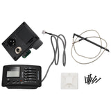 HOT SV-T750 5 Band EQ Equalizer With Tuner Guitar Pickup Acoustic Guitar Bass EQ Preamp With Digital Proceeding Tuner