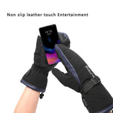 USB Gloves Winter Warm Skiing Skating Heating Mittens Adult Heating Gloves Charging Treasure Double-sided Heating Gloves