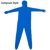 Blue/Green Screen Bodysuit Stretch Disappearing Man Body Suit For Photo Video Shooting Photography Background