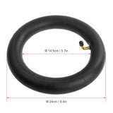 255x80 Electric Scooter Tire Inner Tire Outer Tire Electric Scooter Inner Tube Tyre Interior Tire Tube Electric Scooter Wear