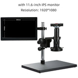 Full HD 38MP 2K 1080P Electronic Video Microscope Camera Storage 120X 180X 300X HDMI-compatible USB Magnifier for Welding Repair