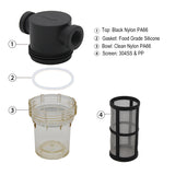 1.5"TC(50.5mm) Inline Filter for Home Brewing 150 micron 100 mesh Water &amp; Beer Filtering